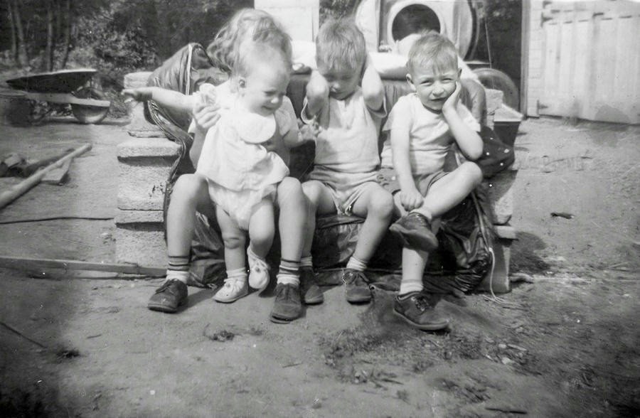'The Little Rascals' with a cement mixer