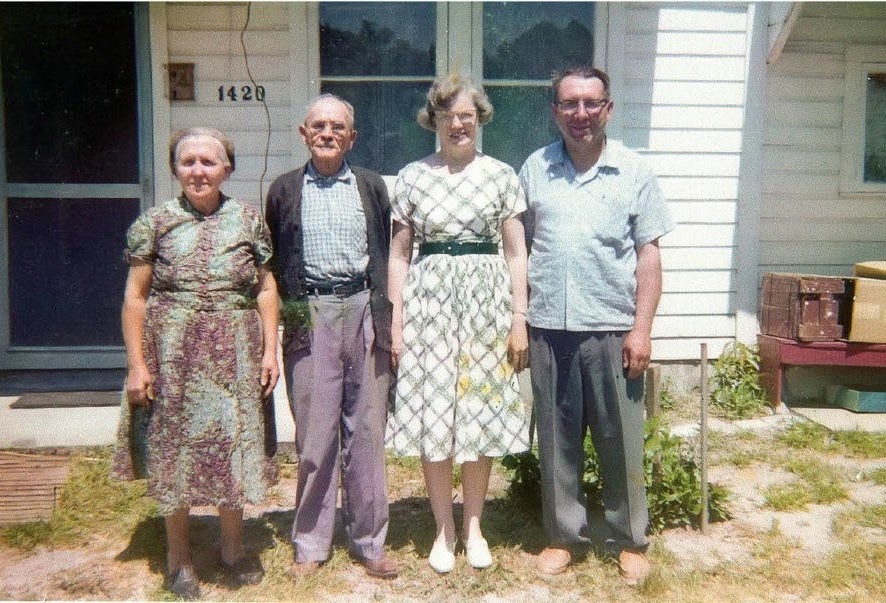 Grandmom and Grandpop Wiesner with son Fred and his wife Verla