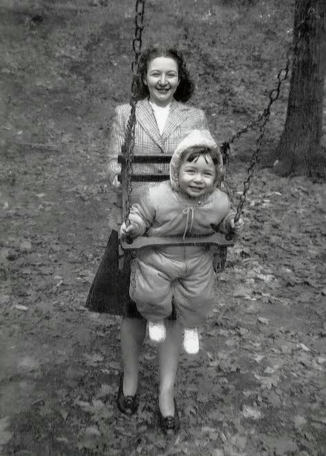 Eleanore and her first child, Lainie